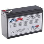 UPSBatteryCenter® Compatible Replacement for CyberPower 550VA CP550SLG – 12V 6Ah Battery, F2 Terminals