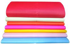 Hobby Tek Non Woven Paper, Tissue Paper for Bouquet Wrapping & Gift Packing (24x30inch, Mixed Colours) -100 Sheets