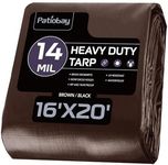 Patiobay Tarp 16x20FT, 14 Mil Large