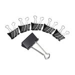 Bambalio Binder Clips 32mm Black Set of 2 Dozen(Pack of 24)