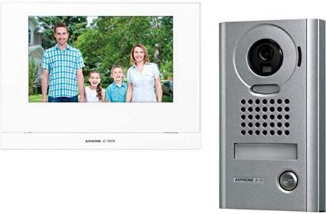 JOS1VW AIPHONE 7" Wireless Video Intercom Kit with Jo1mdw, Jodv & P/S JOS1VW Metal Vandal Resistant Surface Mount Camera Metal Vandal Resistant Surface Mount Camera, Supports Upto 8 Smartphones