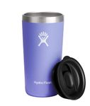 HYDRO FLASK - All Around Tumbler 355 ml (12 oz) with Closable Spill Proof Press-In Lid - Stainless Steel Double Wall Vacuum Insulated - BPA-Free - Lupine