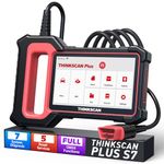OBD2 Car Diagnostic Scanner, THINKCAR PLUS S7 7 System Code Reader for Engine/ABS/SRS/ECM/TCM/BCM/AC/IC, 28 Maintenance Functions Choose 5, Scanner for DIY Mechanics, Auto Technicians, Car Enthusiast