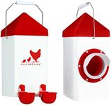 RentACoop 5lb Poultry Feeder and 1Gal Poultry Waterer Set