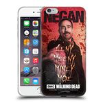 Head Case Designs Officially Licensed AMC The Walking Dead Eeny Miney Coloured Negan Soft Gel Case Compatible With Apple iPhone 6 Plus/iPhone 6s Plus