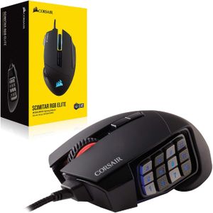 Corsair SCIMITAR RGB ELITE Gaming Mouse – 17 Programmable Buttons