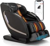 EASPEARL Massage Chair Full Body, SL Track Zero Gravity Massage Chair with APP, 4D Shiatsu Massage Recliner Chair with Heat, Foot Roller, Bluetooth, Body Scan, Stretch(Black) R8079