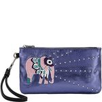 Sakroots Women's Charging Wristlet Handbag, Violet one World, Size