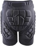 WOLFBIKE 3D Padded Short Protective Hip Butt Pad Snowboard State Compression Shorts Pants Size XS