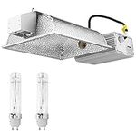 SunStream 630 Watt Ceramic Metal Halide CMH/CDM Grow Light Fixture ETL Certified, 120V-240V Ballast and 2PCs 315W 3100K Bulbs for Flowering Fruiting