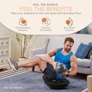 LifePro Rumblex Plus 4D Vibration Plate – Full Body Exercise Machine