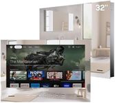 SYLVOX 32 inch Bathroom TV, 12V Sma