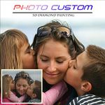 Carsilers Custom Diamond Painting Kits for Adults with Photos,Personalized Your Own Picture,Private Customized 5D DIY Full Drill Rhinestone Embroidery for Gift,30x40cm