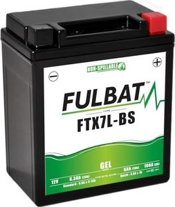 - FULBATERÍA MOTO FULBAT GEL FTX7L-BS / YTX7L-BS 12 V 6,3 AH 100 A