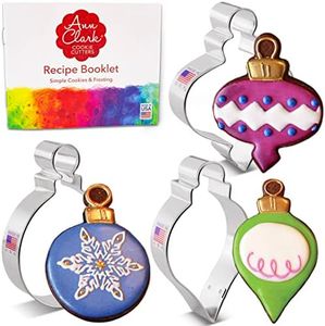 Formine per Biscotti Stampi a forma di ornamento natale 3 pezzi, Prodotto negli Stati Uniti by Ann Clark