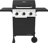 Megamaster 720-0988EA Propane Gas Grill, Black/Silver