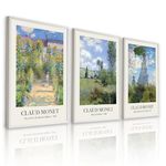 BulbaCraft Claude Monet Set N2 (16" x 24") Wall Art Prints