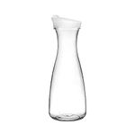 E-EZRA Polycarbonate Plastic Unbreakable Wine Water Juice Soft Drinks Decanter Bottle Jug with Lid 1 Litre, Pack of 1