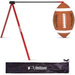 GoSports Football Kicking Tee Metal Place Kicking Stand for Field Goal Kicks - Portable Holder Compatible with All Football Sizes