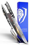 Dalstrong Slicing Brisket Knife Set Meat Fork - Carving Set - AUS-10V Japanese Steel - Premium G10 Handle - Sheath - Shogun Series Butcher Knife - Carving Knife - Slicer Boning Knife for Meat Cutting