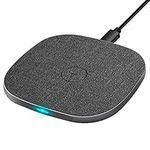 Wireless Charger, Wireless Charging Pad for iPhone 15/14/13/12/11/Pro Max/XR/X/8 Plus,15W Max Fast Wireless Charger for Samsung Galaxy S22/S21/S20/S10/S9,Huawei Mate 60/RS/P30 Pro and Other Qi Phone