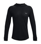 Under Armour Men's Waffle Athletic Hoodie Anti Odor Shirt Top (Black, XL)