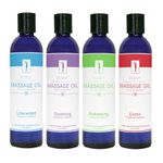 Master Massage Variety Aromatherapy Massage Oils 8 oz Bottle, Pack Of 4