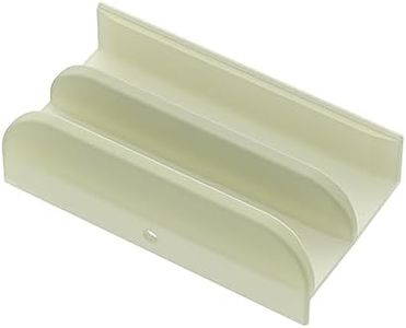 Shuisen M6219 Sliding Shower Door Bottom Guide & 1/2 in Channels Fits for Sliding(top Hung) Shower Door(tub Enclosure) Systems, Glass Shower Door Track Guide, Shower Door Replacement Parts
