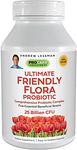 Andrew Lessman Ultimate Friendly Flora Probiotic 60 Capsules - 25 Billion CFU, Comprehensive Blend of Five Probiotic Strains, Powerful Immune and Digestive Support. Probiotics for Women or Men