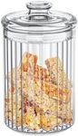 Vinkoe Acrylic Candy Jars with Lids, 51OZ Large Candy Jar Containers Clear Cookie Jar Apothecary Jars for Candy Buffet, Office Desk, Party Table, Nuts, Cookies, Candy, Chocolate