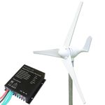 Lowenergie 300W Wind Turbine Generator Kit – 12V Off-Grid Power with Low Start-Up Speed and Charge Controller for Boats, Caravans, and Remote Energy Systems