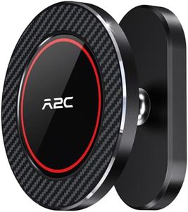 A2C Alloy Magnetic Golf Cart Phone Holder for MagSafe iPhone, Unique Golf Gifts for Men Golfers Dad Father, Golf Gift for Him Husband, Golf Accessories Essentials Gadgets Fits EZGO, Club Car (Black)