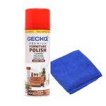 GECKO Furniture Polishing Spray, Wood Furniture Polish Spray | Furniture Cleaning & Protector | wood polish Furniture Wood Care Spray | Wood Furniture Surfaces -200ml (Pack of 1)