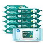 Medpride Disposable Premoistened Washcloths for Adults| 600-count, 8” x 12”| Silky Soft Wet Wipes W/Aloe & Lanolin Mild Scent| Ideal for Skincare/Personal Cleansing, Makeup Removing, Travel & More