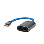 KONDOR BLUE HDMI to USB C Capture Card for Live Streaming Video & Audio. Compatible with Zoom, Skype, OBS, ECamm, VLC, YouTube, Facebook, Restream + More