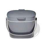 NEW OXO Good Grips Easy-Clean Compost Bin - 1.75 GAL/6.62 L | Charcoal