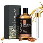 MAYJAM Cinnamon Essential Oils 100ML, Cinnamon Oil for Diffuser, Humidifier, DIY, Home, Office