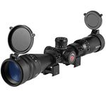 Paike Rifle Scope 4-16x44 AOE Red Green Blue Illuminated With Sunshade