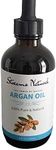 Argan Oil- Pure, Cold pressed, Hexane Free- 4Oz (118ml) by Streams Natural- Excellent Moisturizer For Skin, Hair, Nails, Moroccan Argan Carrier Oil