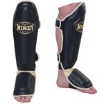 Windy Deluxe Shin Guards, Black, Large