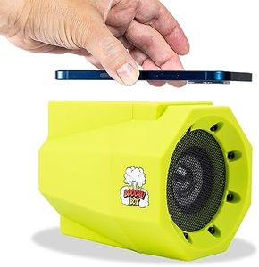 Mad Man Phone Volume Amplifier Sound Booster - No Bluetooth or Cables, Set Smartphone on Speaker to Amplify Audio, Universally Compatible, Works with Speakerphone, Perfect for Seniors (Lime)