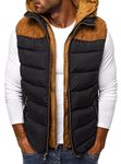 Panegy Men's Winter Warm Hooded Vest Outerwear Sleeveless Jacket