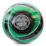 Hy-Pro Officially Licensed Celtic F.C. Cyclone Football | Size 5, The Bhoys, Training, Match, Merchandise, Collectible For Kids and Adults, Green