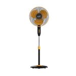 V-Guard Esfera STS N Pedestal Fan (1350 RPM) | 40 CM (400mm) Sweep | ABS Body | 2 Year Warranty (Orange Black)