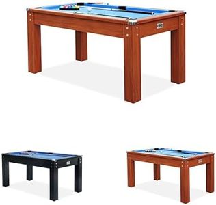 RACK Bolton 5.5-Foot Billiard/Pool Table (Brown)