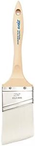 Zibra Angled Paint Brush for Painting Trim, Walls, and Doors, 2.5-inch, White, Pro Grade for All Paints and Stains