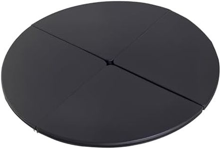 Soozier Pole Dance Mat, 2"T x 5'W Folding Pole Crash Mat for Home, Lightweight and Foldable, Black