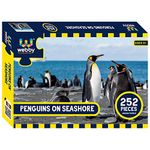 Webby Penguins On Seashore Jigsaw Puzzle, 252 Pieces