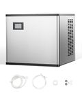 VEVOR Commercial Ice Maker Machine 300 lbs/24 h, 20 Inch Stainless Steel Industrial Ice Machine, Self-Cleaning and Scheduled Ice Making, Modular Ice Cube Machine for Restaurant Hotel - Head Only