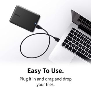 Toshiba 2TB Portable Hard Drive – USB External Storage